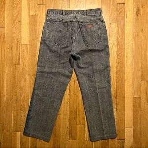 Vintage 80s Cotler Made in USA Mens Two Tone Cowboy Western Blue Jeans 30x26.5